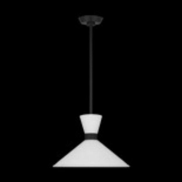 New Visual Comfort Belcarra Medium Pendant Midnight Black Drew Jonathan - Picture 1 of 5